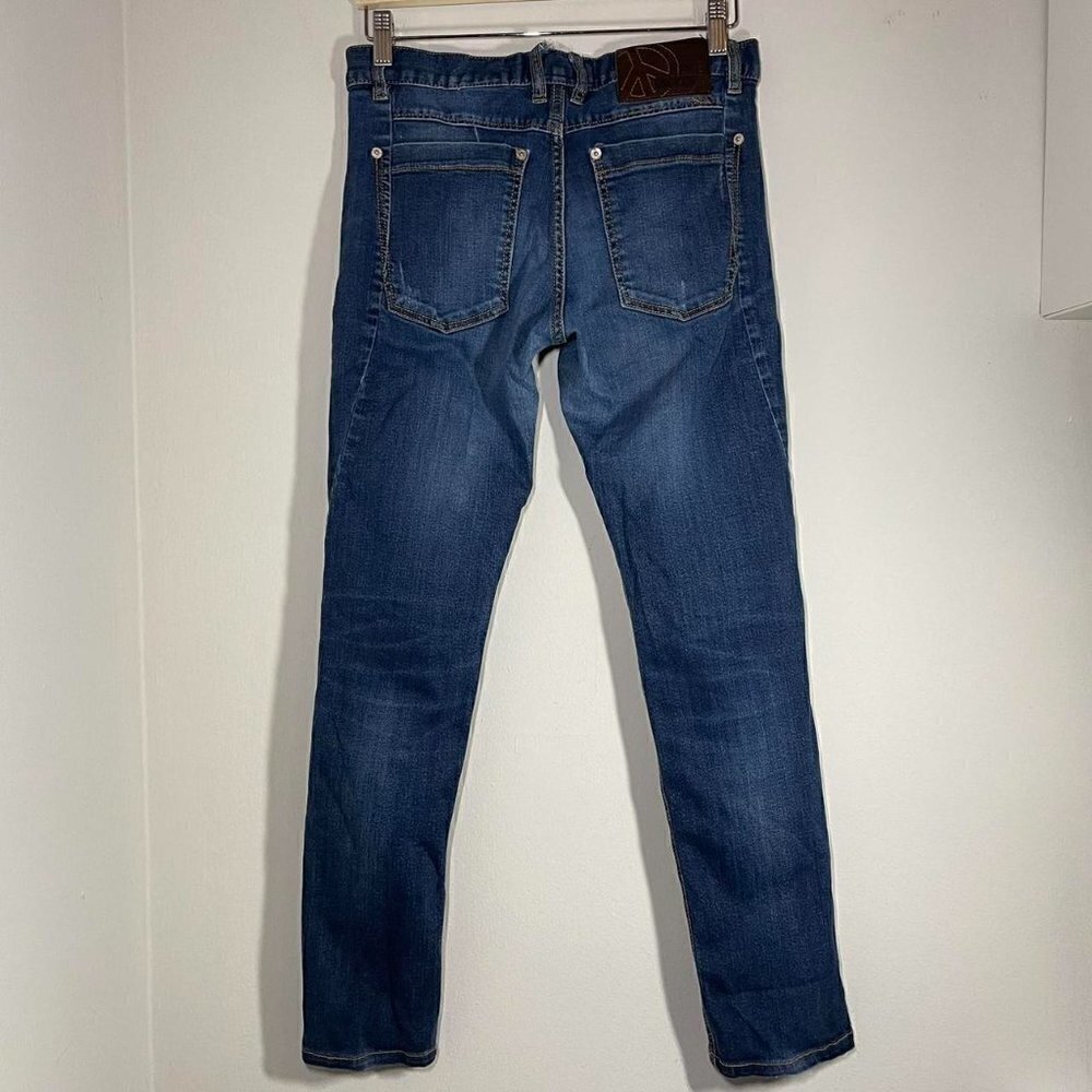 Love Moschino Distressed Straight Leg Jean size 31 - Picture 5 of 7